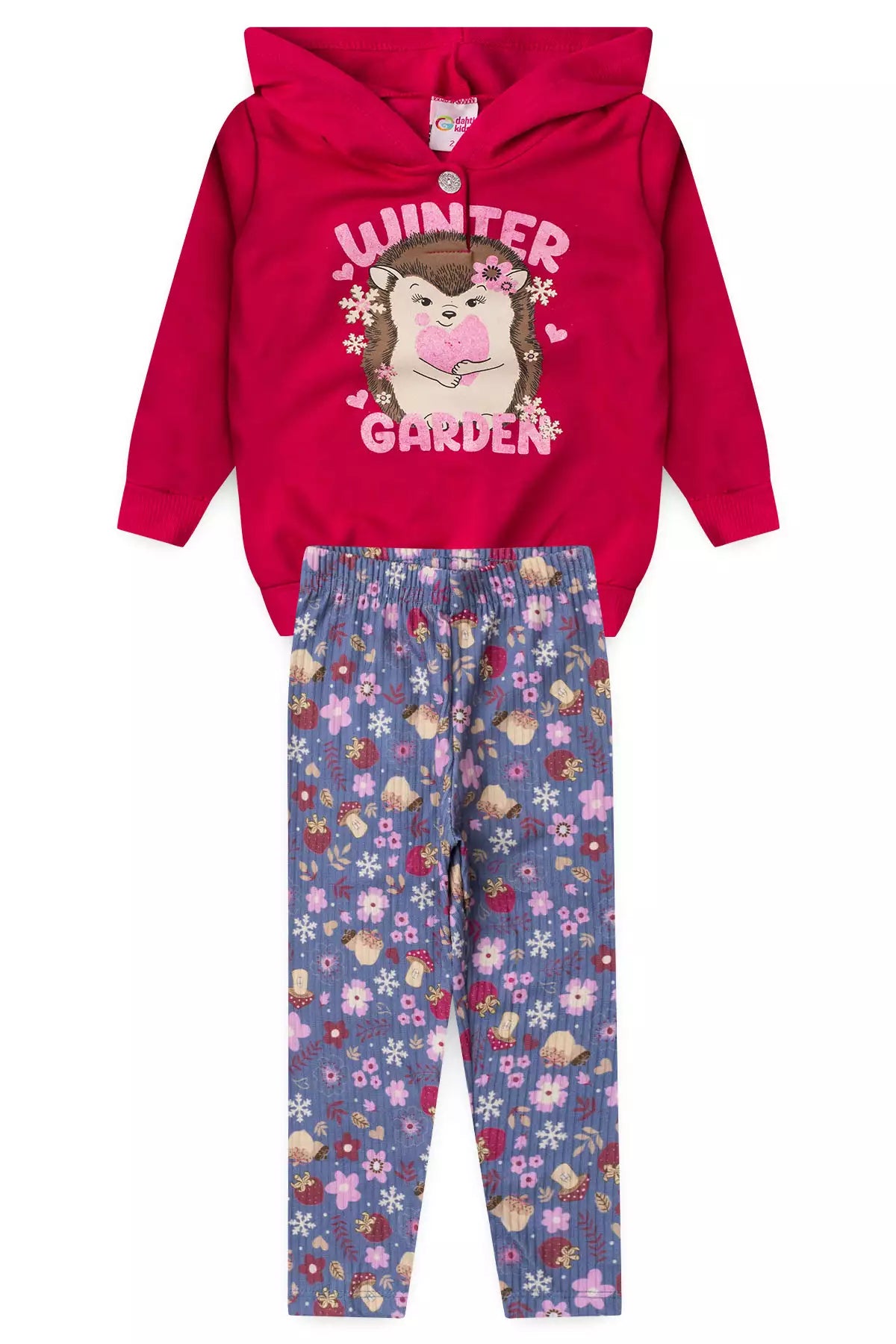 Conjunto de Frio Infantil Menina Winter Garden Pink