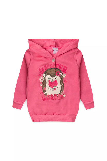 Conjunto de Frio Infantil Menina Winter Garden Rosa