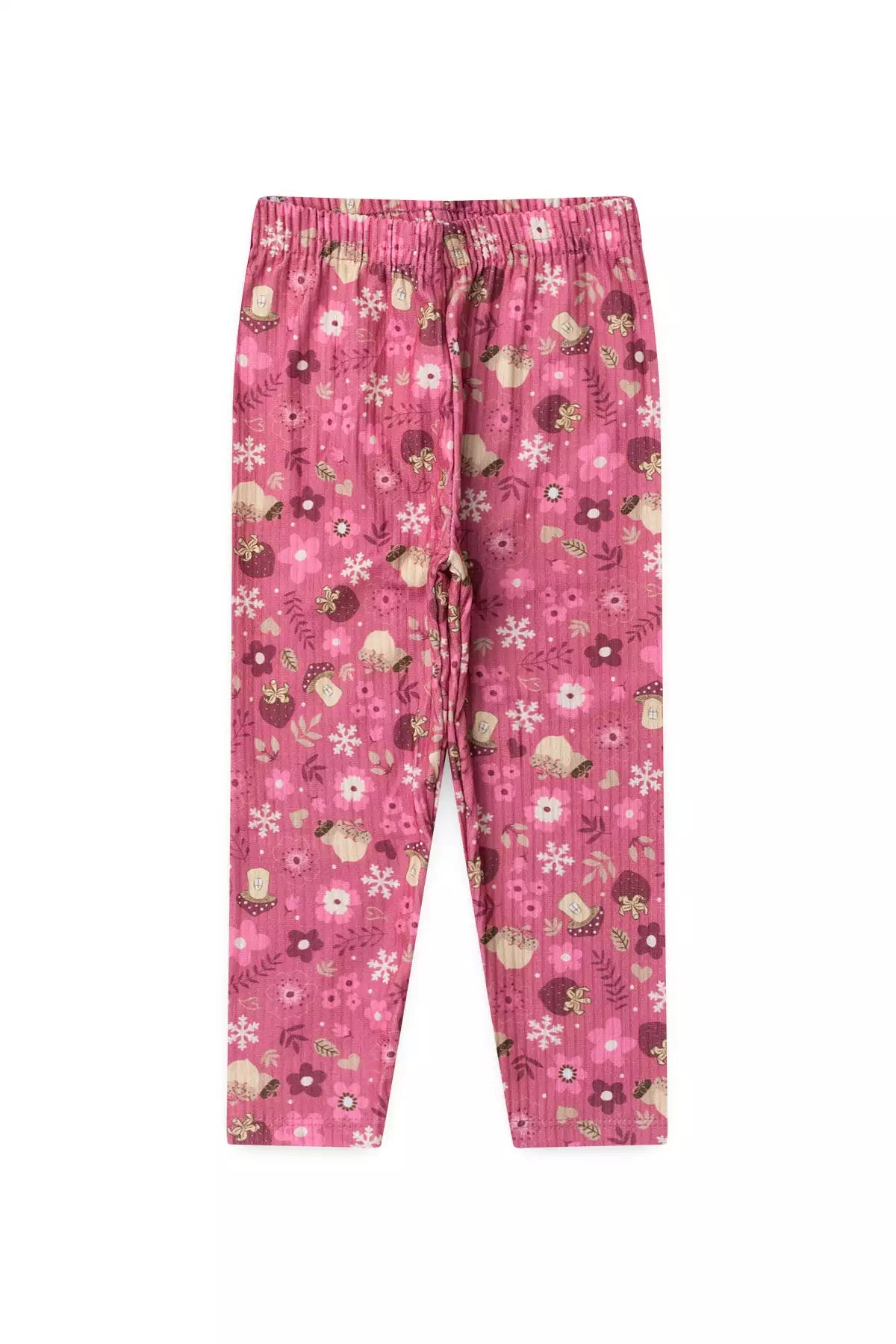 Conjunto de Frio Infantil Menina Winter Garden Rosa