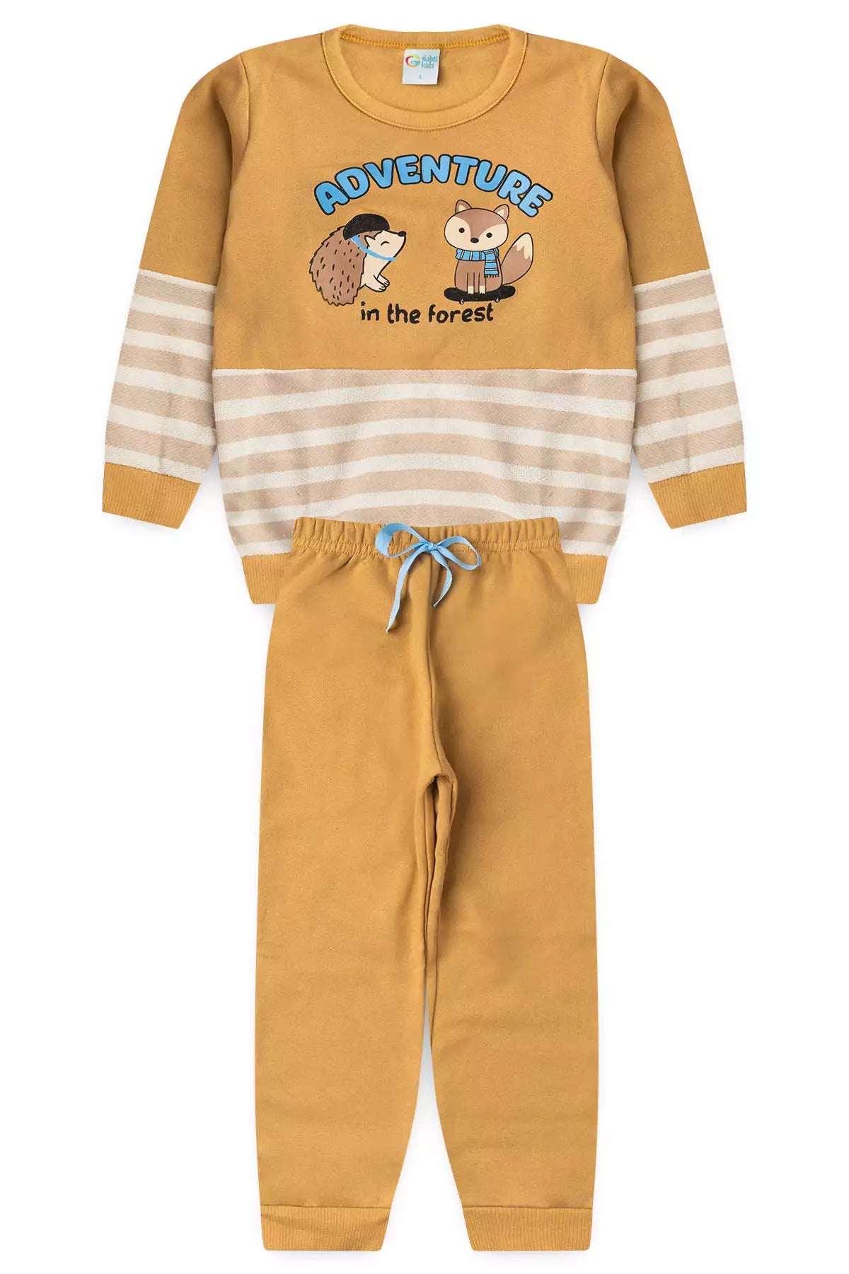 Conjunto de Frio Infantil Menino Adventure Forest Marrom