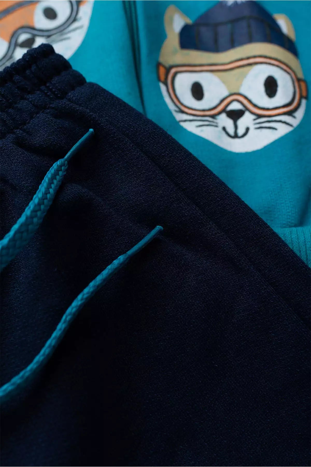 Conjunto de Frio Infantil Menino Amigos da Montanha Azul