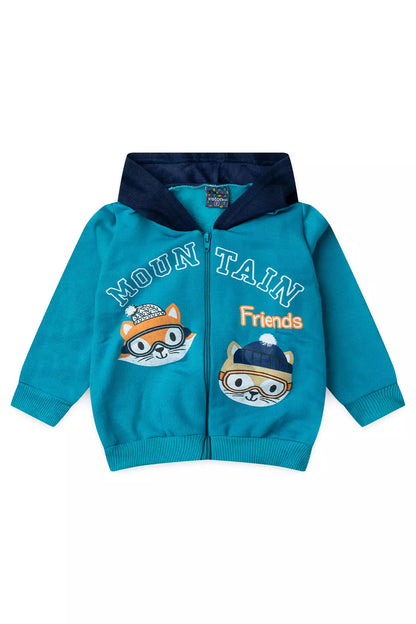 Conjunto de Frio Infantil Menino Amigos da Montanha Azul
