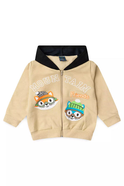 Conjunto de Frio Infantil Menino Amigos da Montanha Marfim