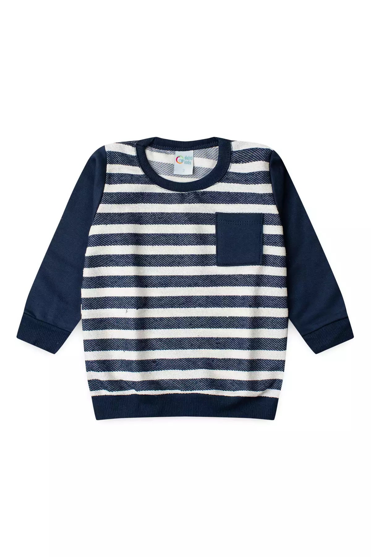 Conjunto de Frio Infantil Menino Listrado Marinho