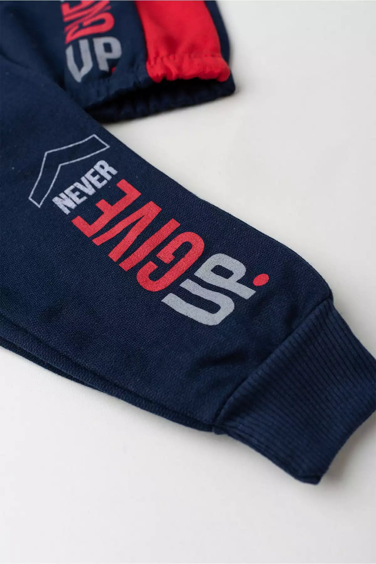 Conjunto de Frio Infantil Menino Never Give Up Marinho