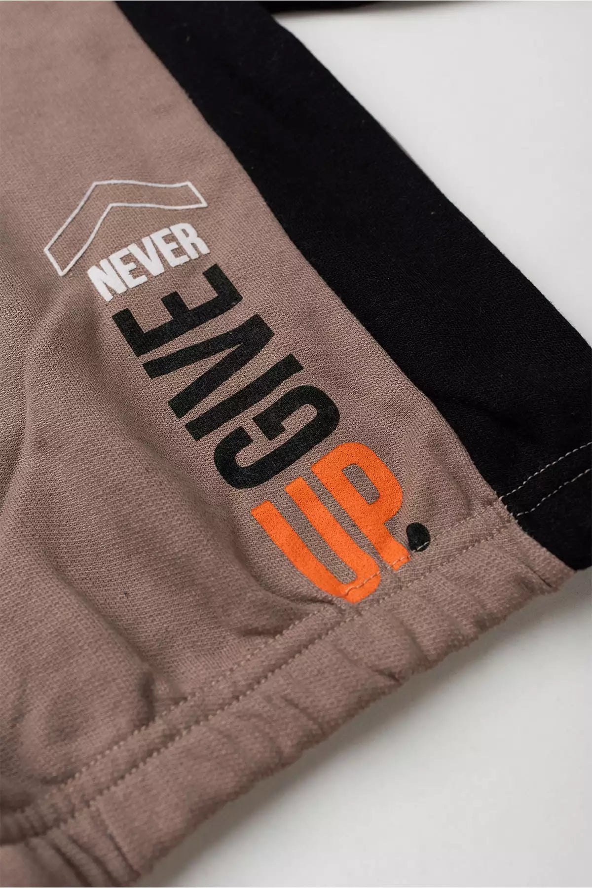 Conjunto de Frio Infantil Menino Never Give Up Marrom