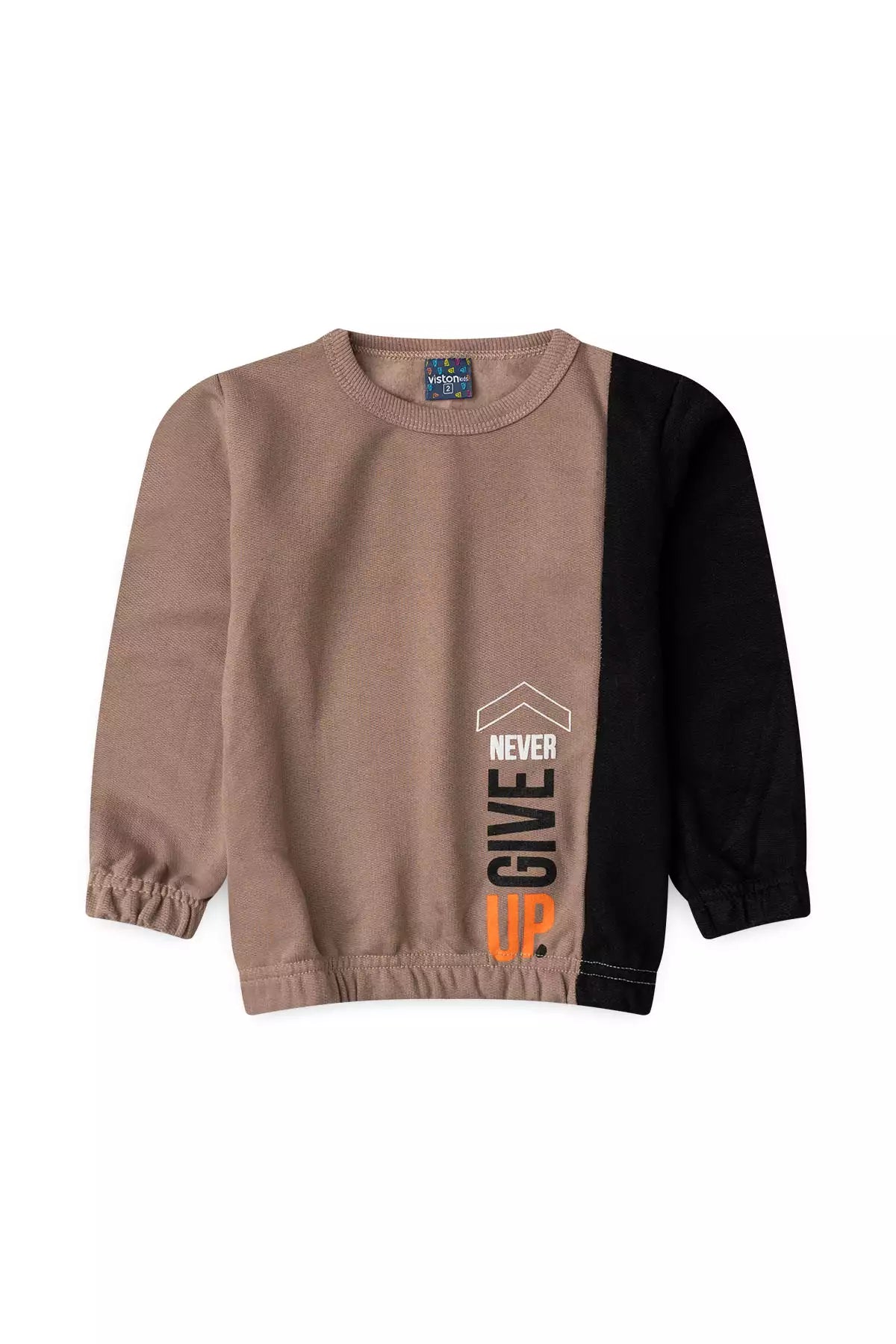 Conjunto de Frio Infantil Menino Never Give Up Marrom