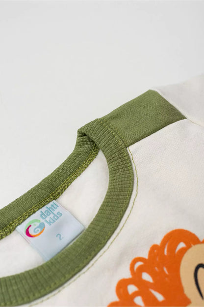 Conjunto de Frio Infantil Menino Roar Marfim
