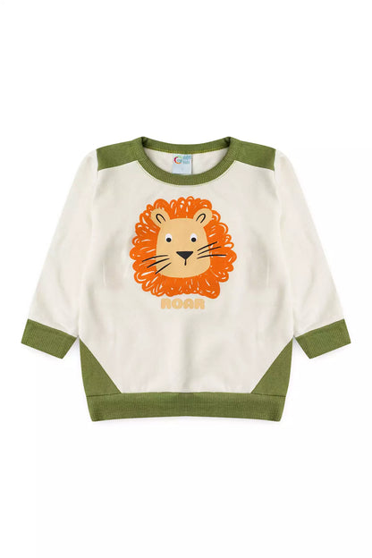 Conjunto de Frio Infantil Menino Roar Marfim