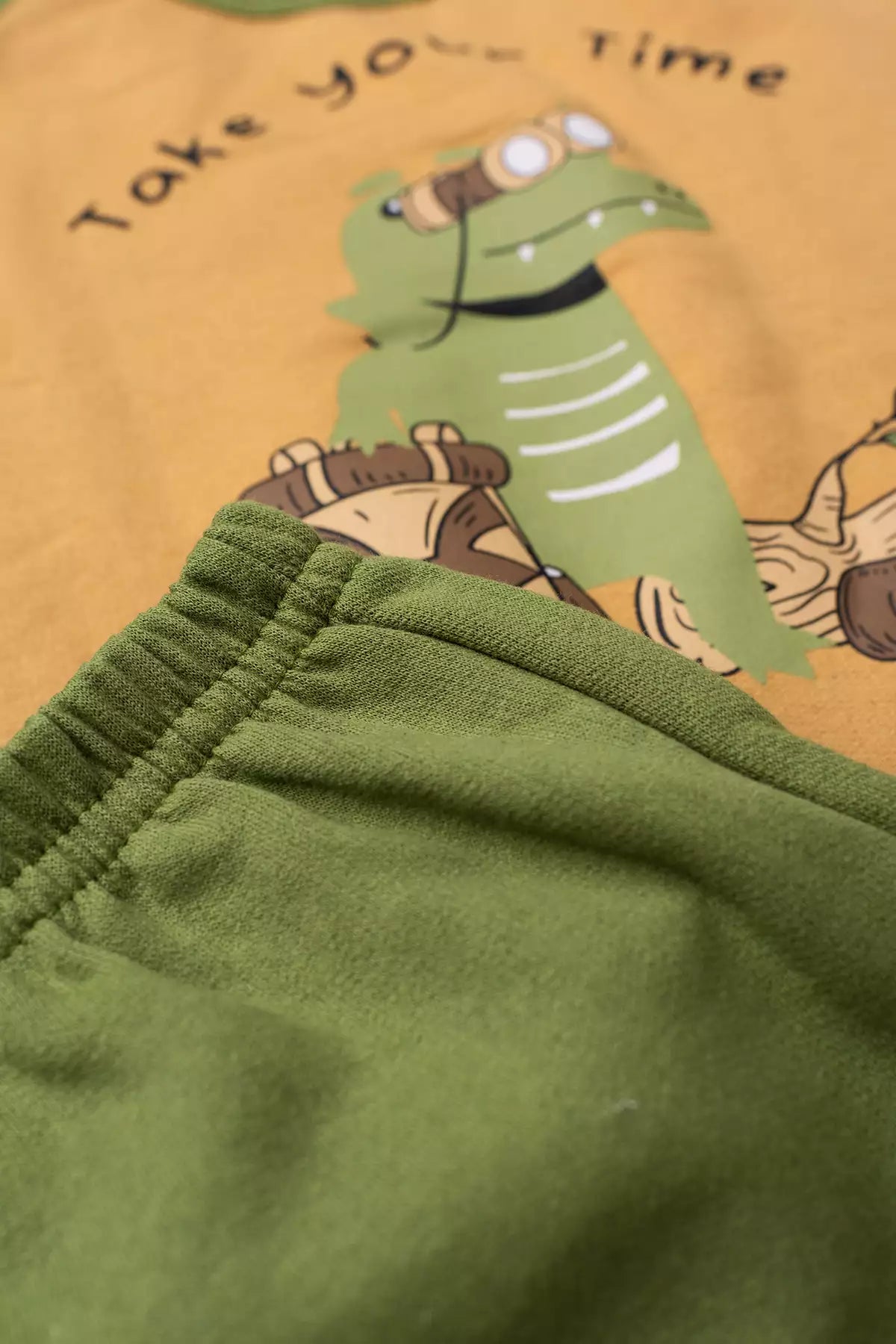 Conjunto de Frio Infantil Menino Take Your Time Marrom