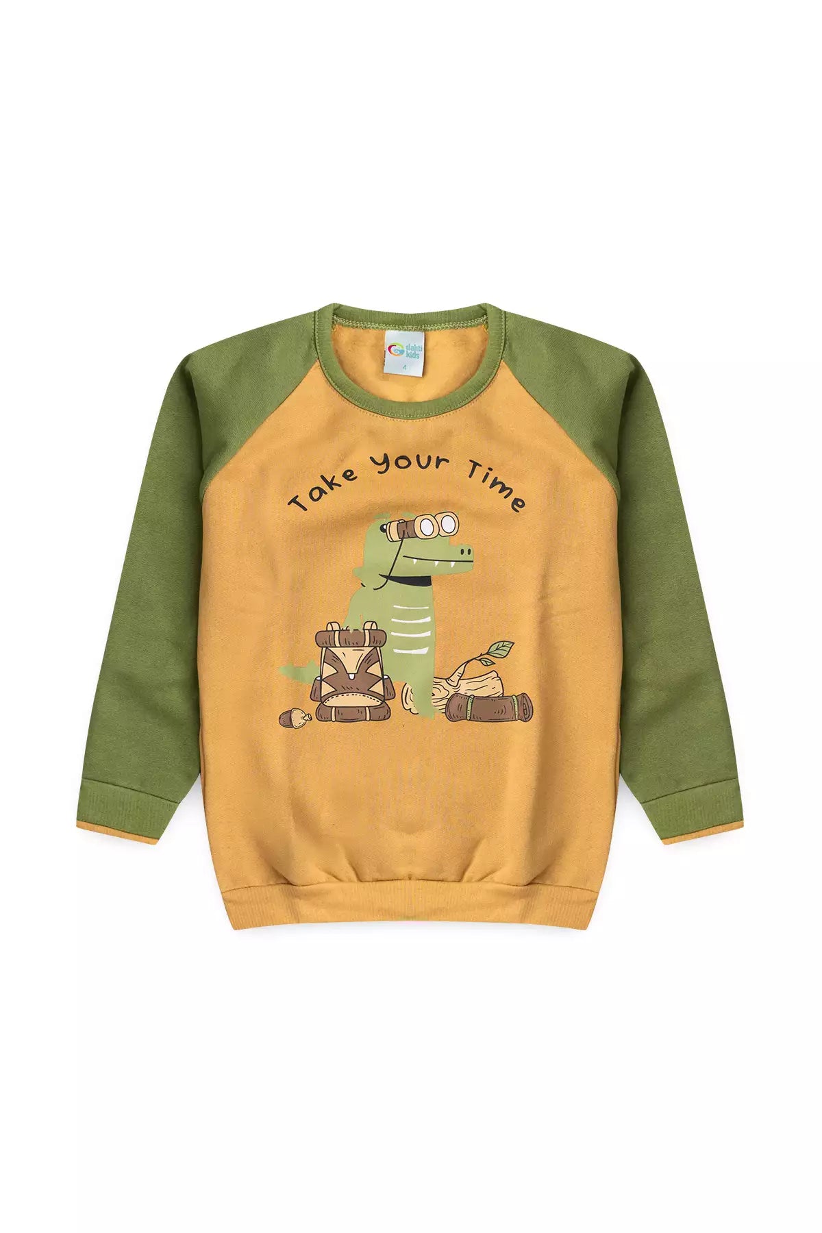 Conjunto de Frio Infantil Menino Take Your Time Marrom