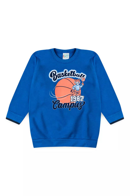 Conjunto de Frio Infantil Menino Tiger League Azul