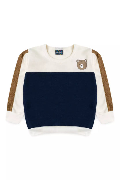 Conjunto de Frio Infantil Menino Ursinho Cozy Marfim