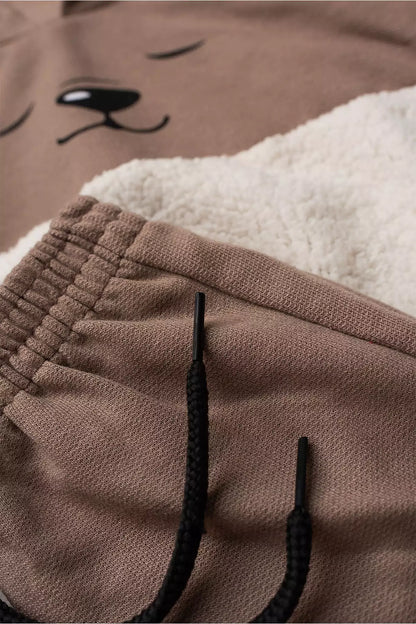 Conjunto de Frio Infantil Menino Ursinho Marrom