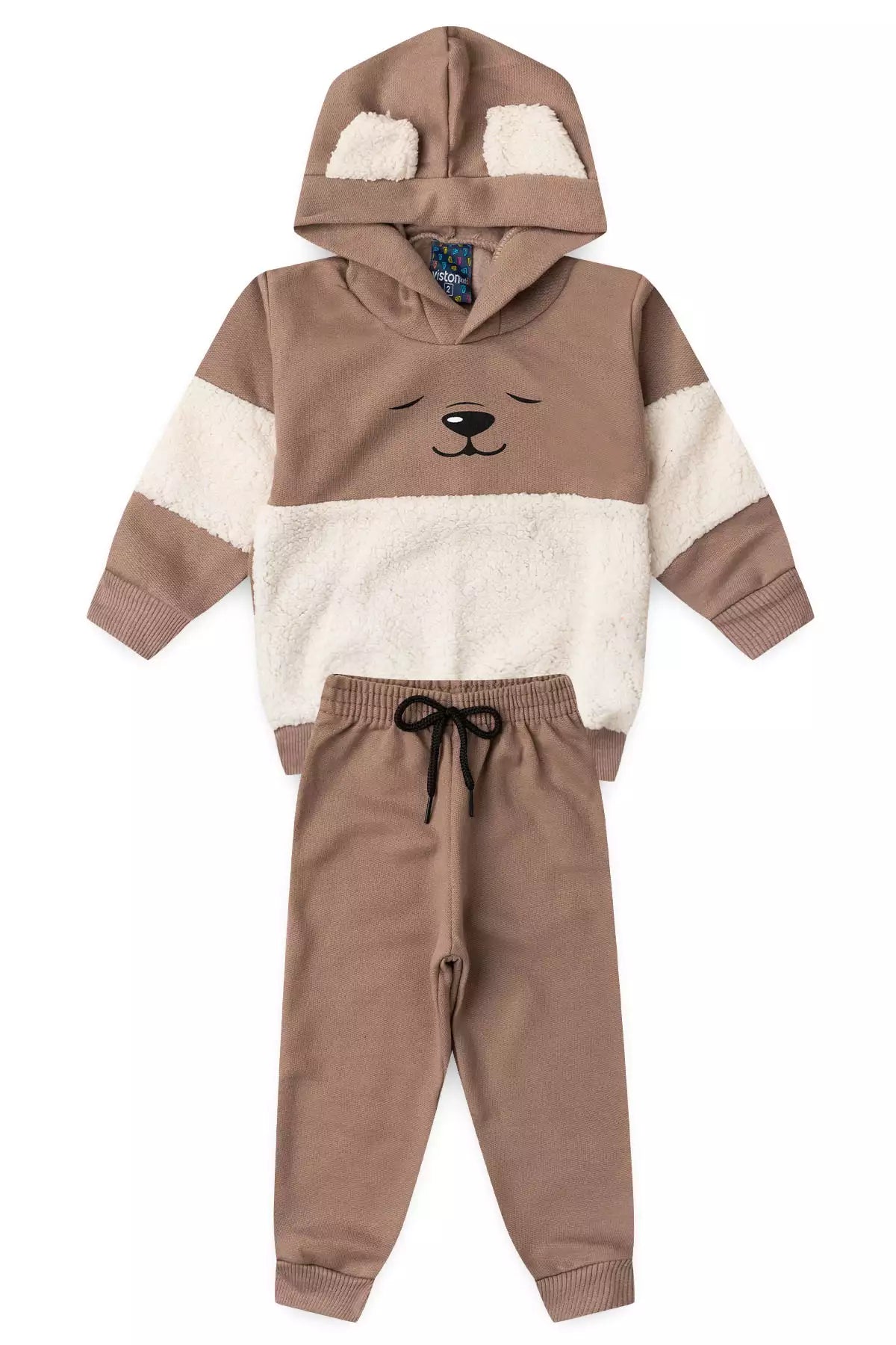 Conjunto de Frio Infantil Menino Ursinho Marrom