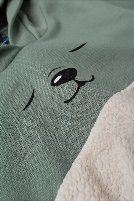 Conjunto de Frio Infantil Menino Ursinho Verde