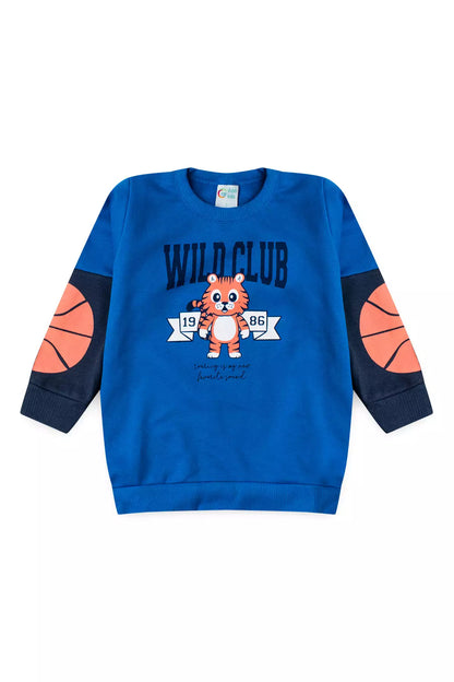 Conjunto de Frio Infantil Menino Wild Club Azul