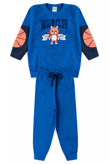 Conjunto de Frio Infantil Menino Wild Club Azul