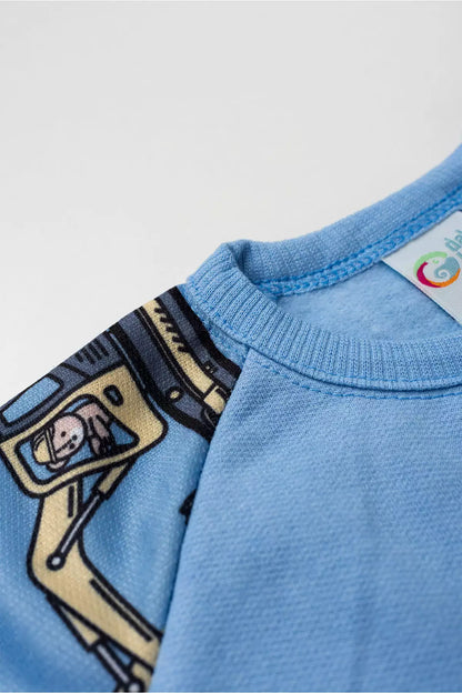 Conjunto de Frio Infantil Menino Work Azul
