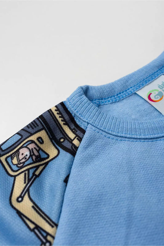 Conjunto de Frio Infantil Menino Work Azul