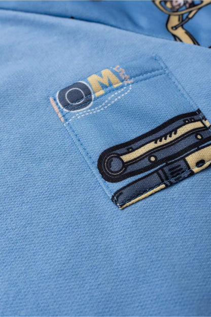 Conjunto de Frio Infantil Menino Work Azul