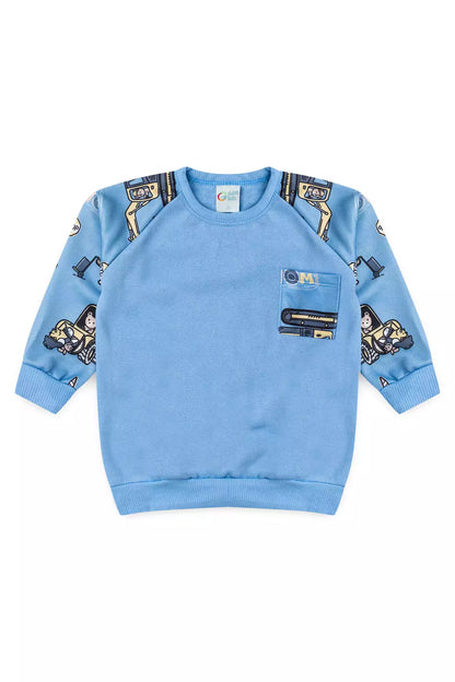 Conjunto de Frio Infantil Menino Work Azul