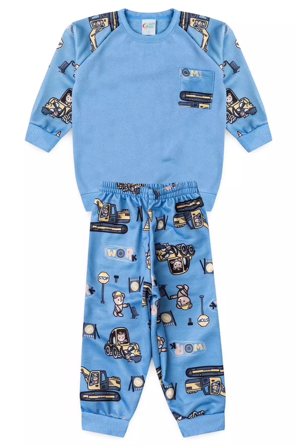 Conjunto de Frio Infantil Menino Work Azul