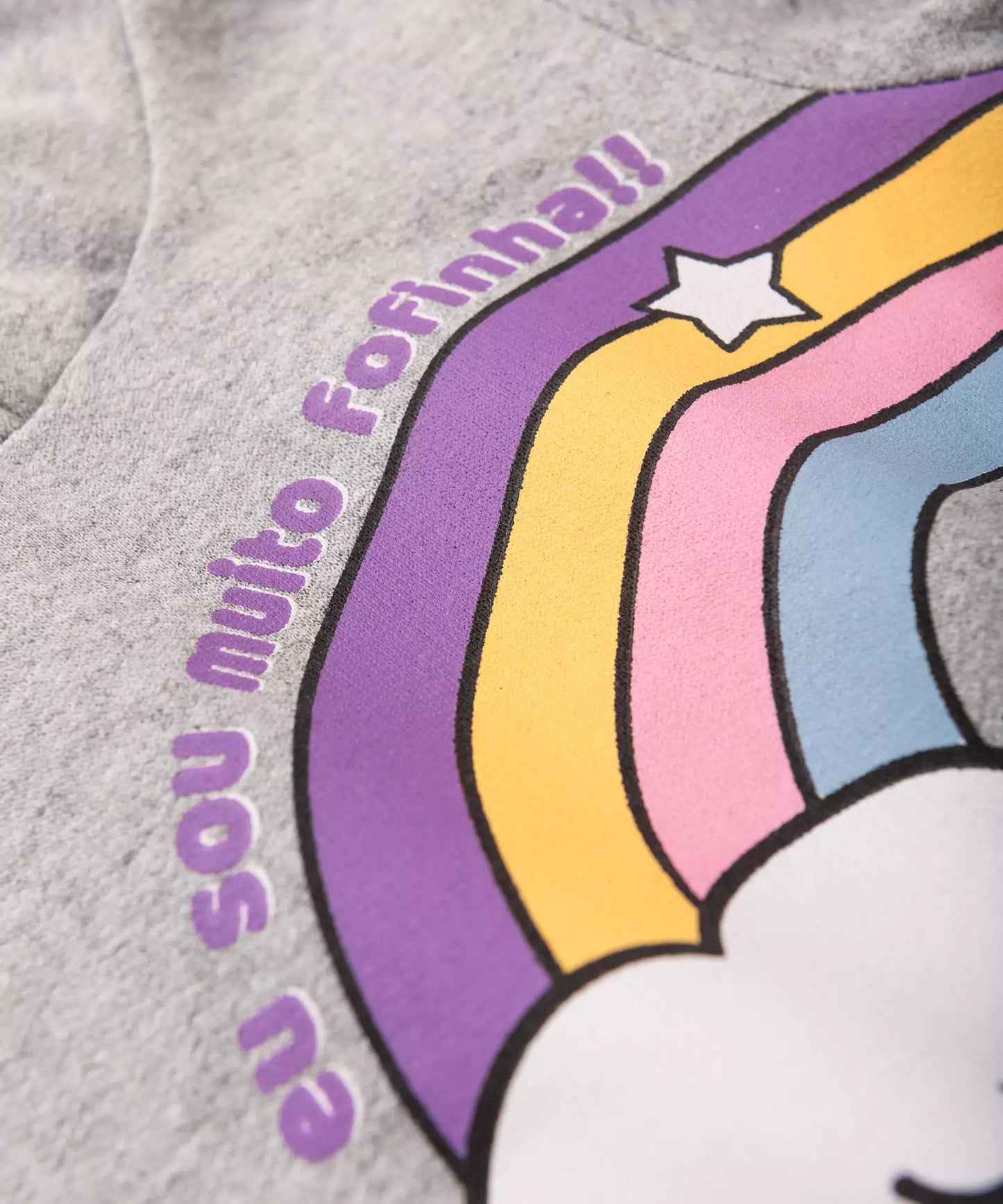 Conjunto de Frio para Bebê Menina Arco-íris Mescla