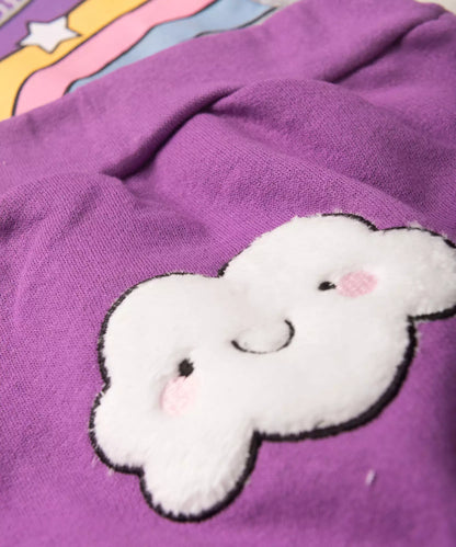 Conjunto de Frio para Bebê Menina Arco-íris Mescla