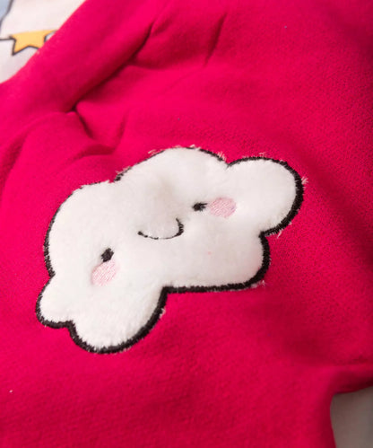 Conjunto de Frio para Bebê Menina Arco-íris Rosa