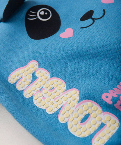 Conjunto de Frio para Bebê Menina Pandinha Azul