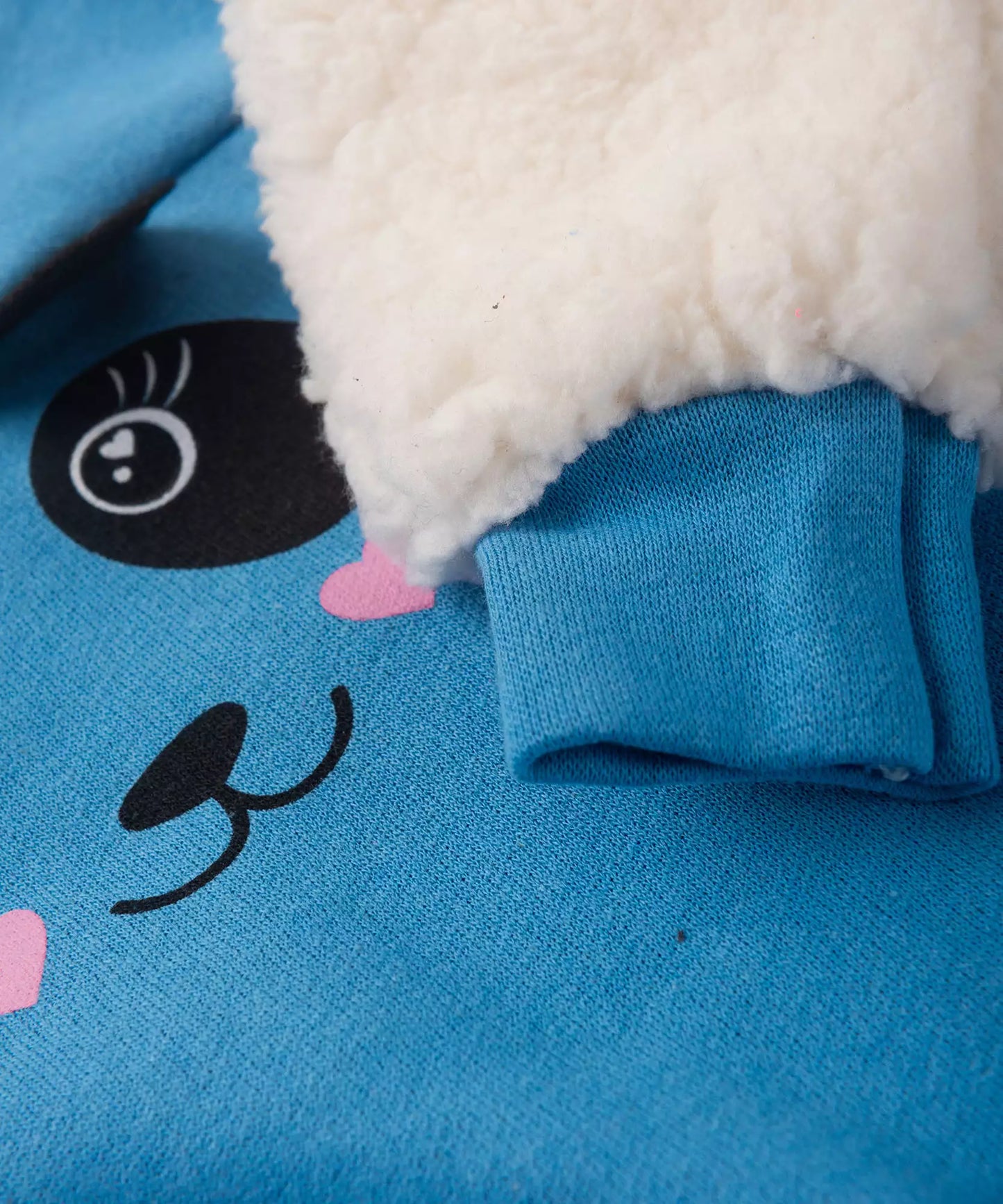 Conjunto de Frio para Bebê Menina Pandinha Azul