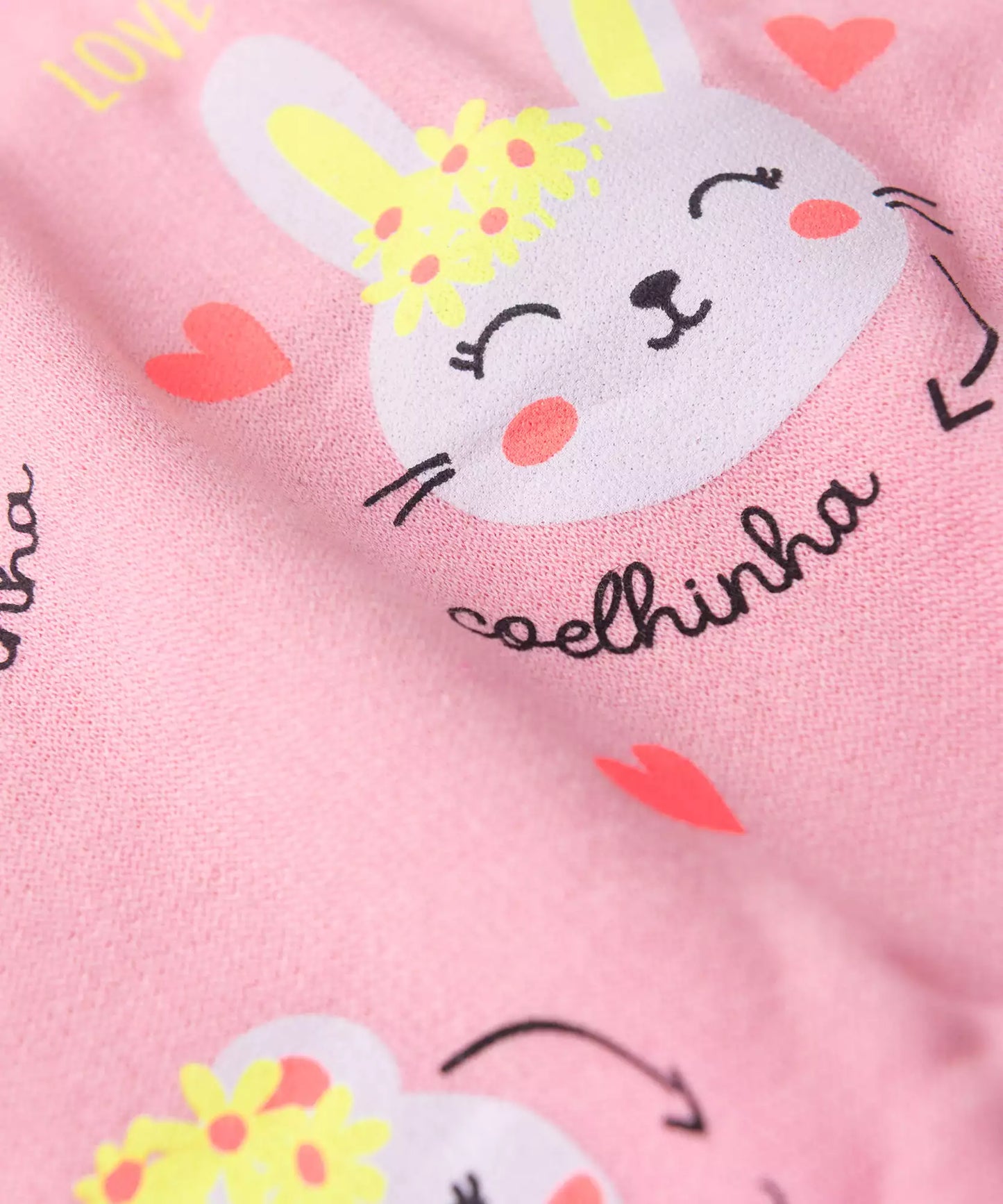 Conjunto de Frio para Bebê Menina Bichinhos no Rosa