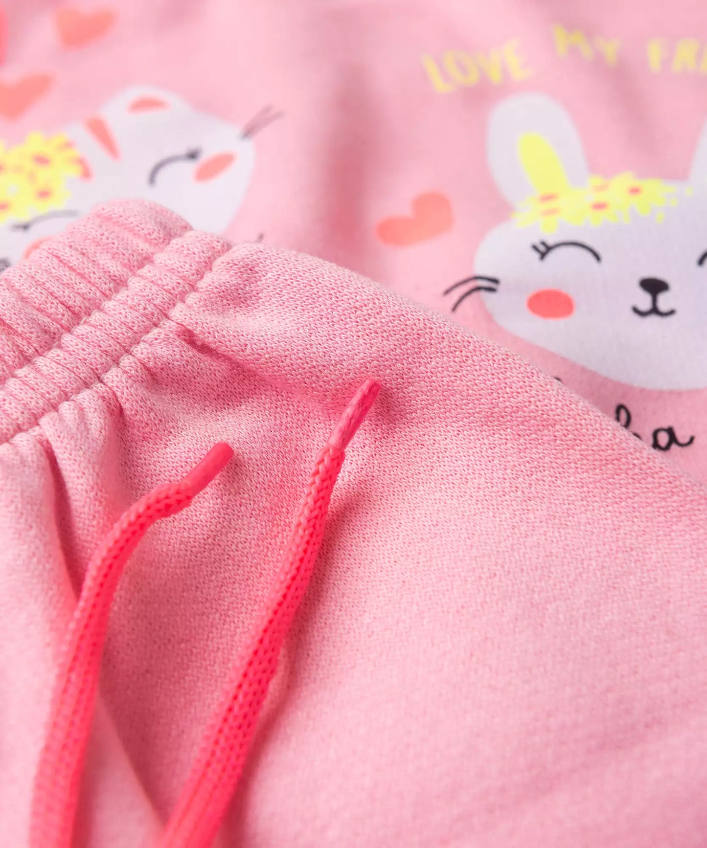 Conjunto de Frio para Bebê Menina Bichinhos no Rosa