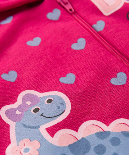 Conjunto de Frio para Bebê Menina Dinossauro Pink
