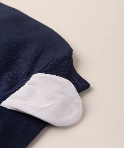 Conjunto de Frio para Bebê Menina Gatinho Marinho