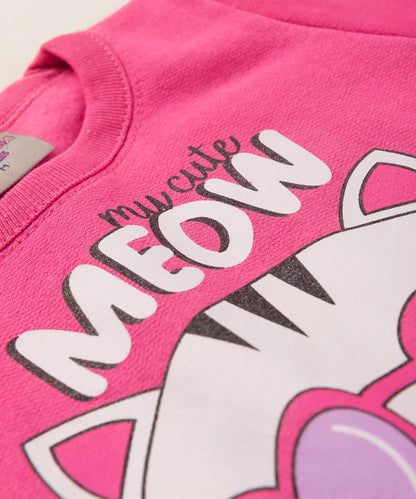 Conjunto de Frio para Bebê Menina Gatinho Pink