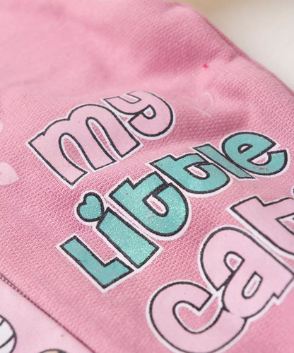 Conjunto de Frio para Bebê Menina Gatinhos Rosa