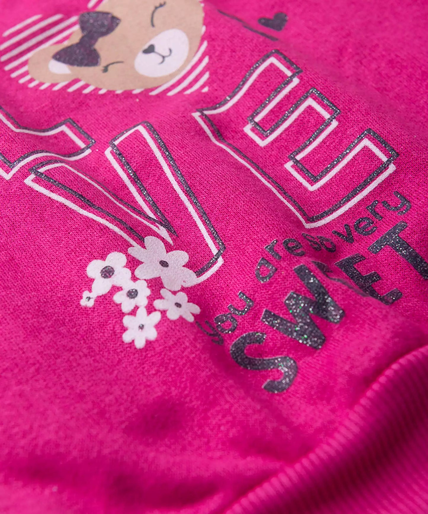 Conjunto de Frio para Bebê Menina Love Pink