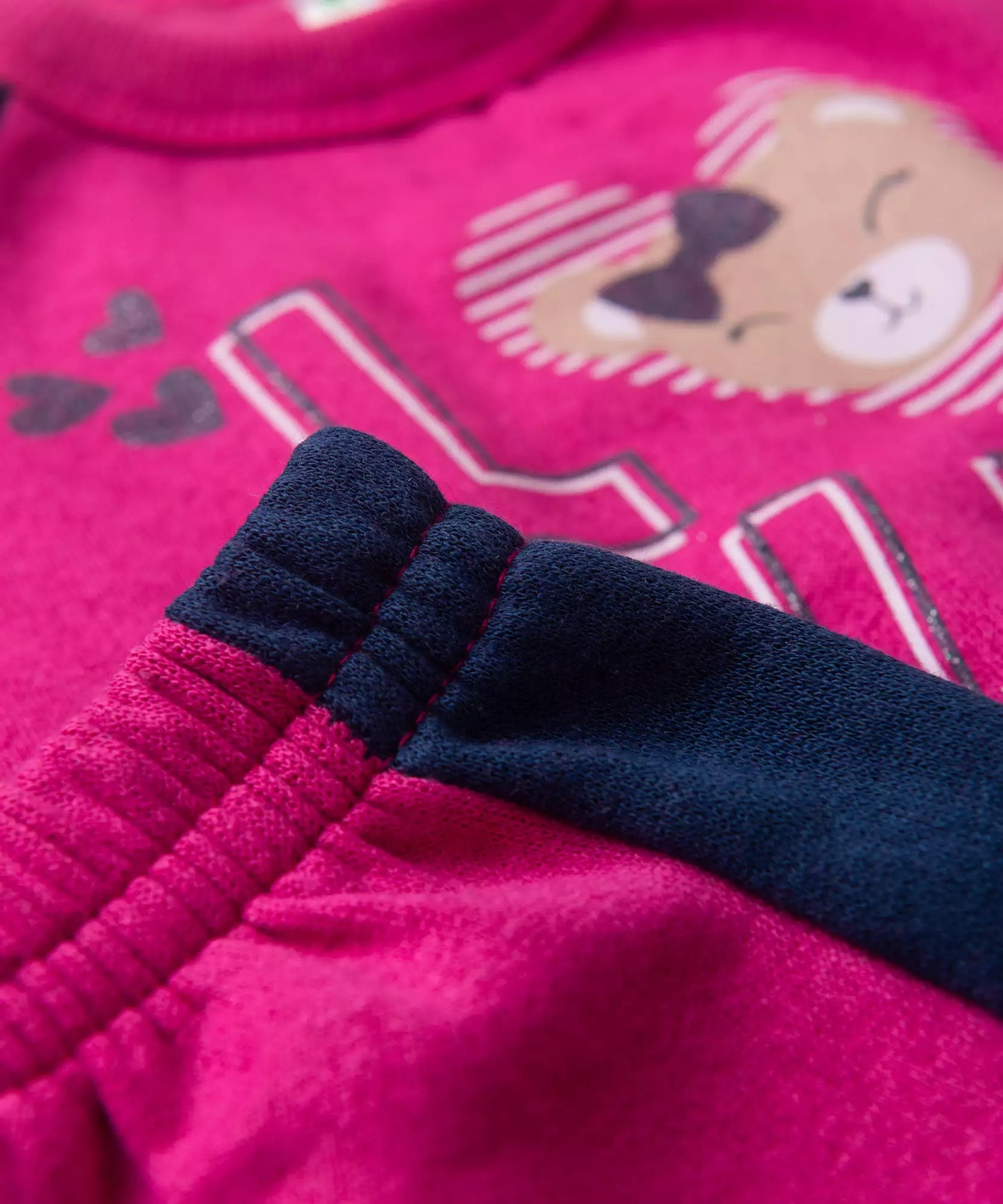 Conjunto de Frio para Bebê Menina Love Pink