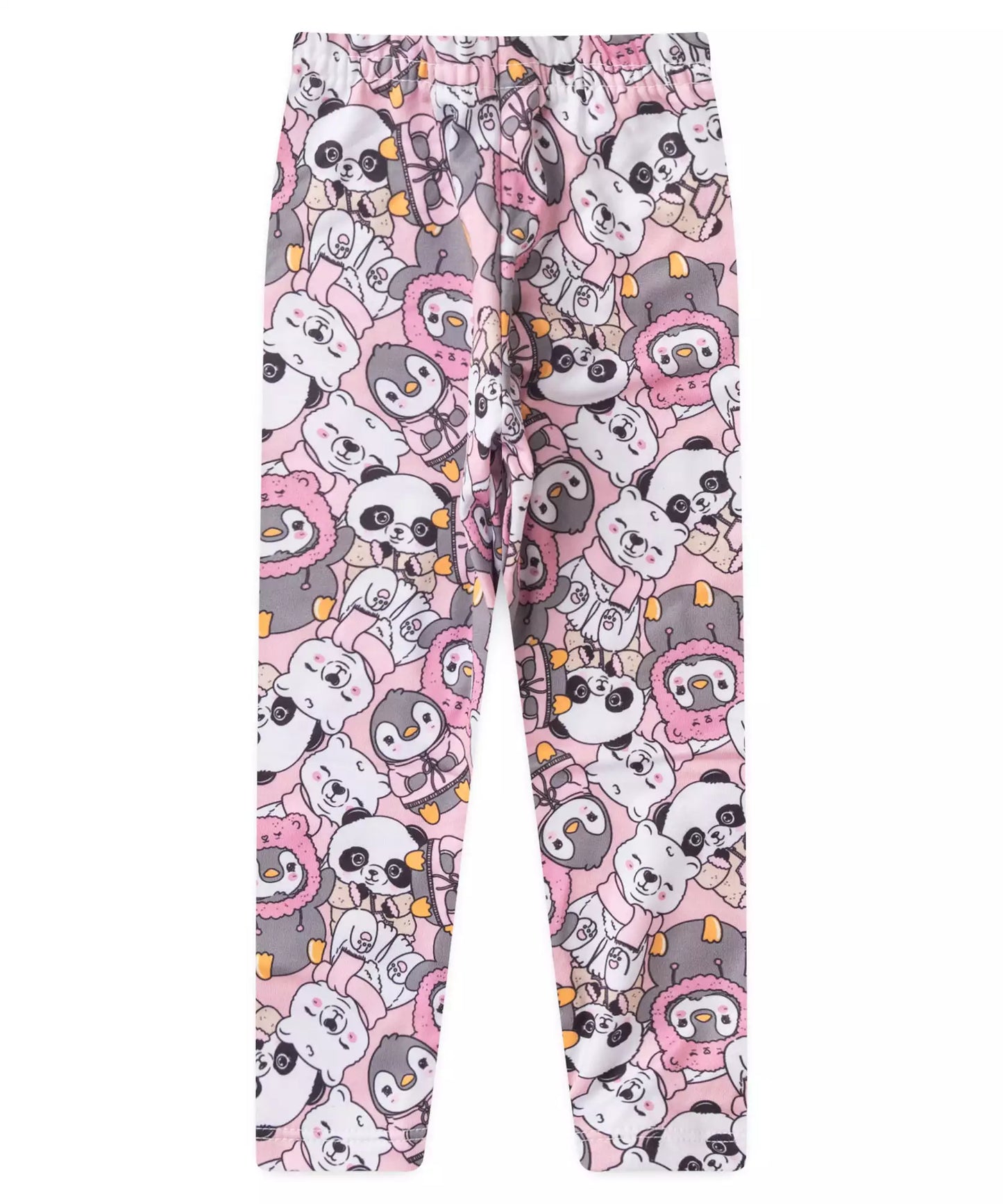 Conjunto de Frio para Bebê Menina Pinguim Marrom