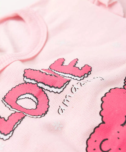 Conjunto de Frio para Bebê Menina no Pinguim Rosa