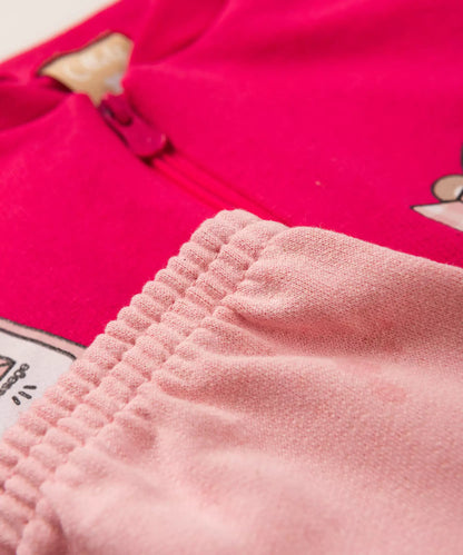 Conjunto de Frio para Bebê Menina Ursinho Pink