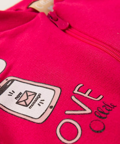 Conjunto de Frio para Bebê Menina Ursinho Pink