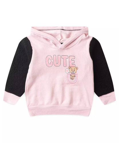 Conjunto de Frio para Bebê Menina no Ursinho em Rosa