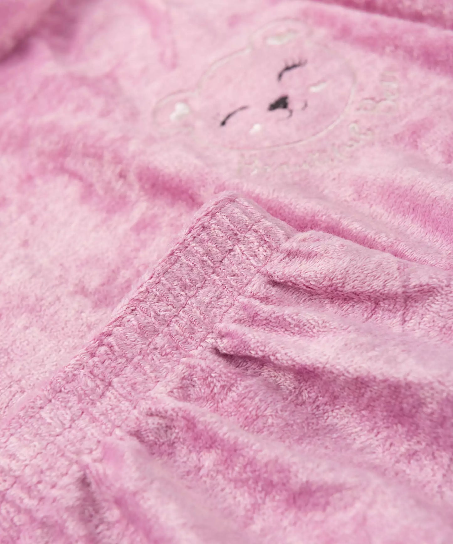 Conjunto de Frio Bebê Menina Ursinho no Rosa