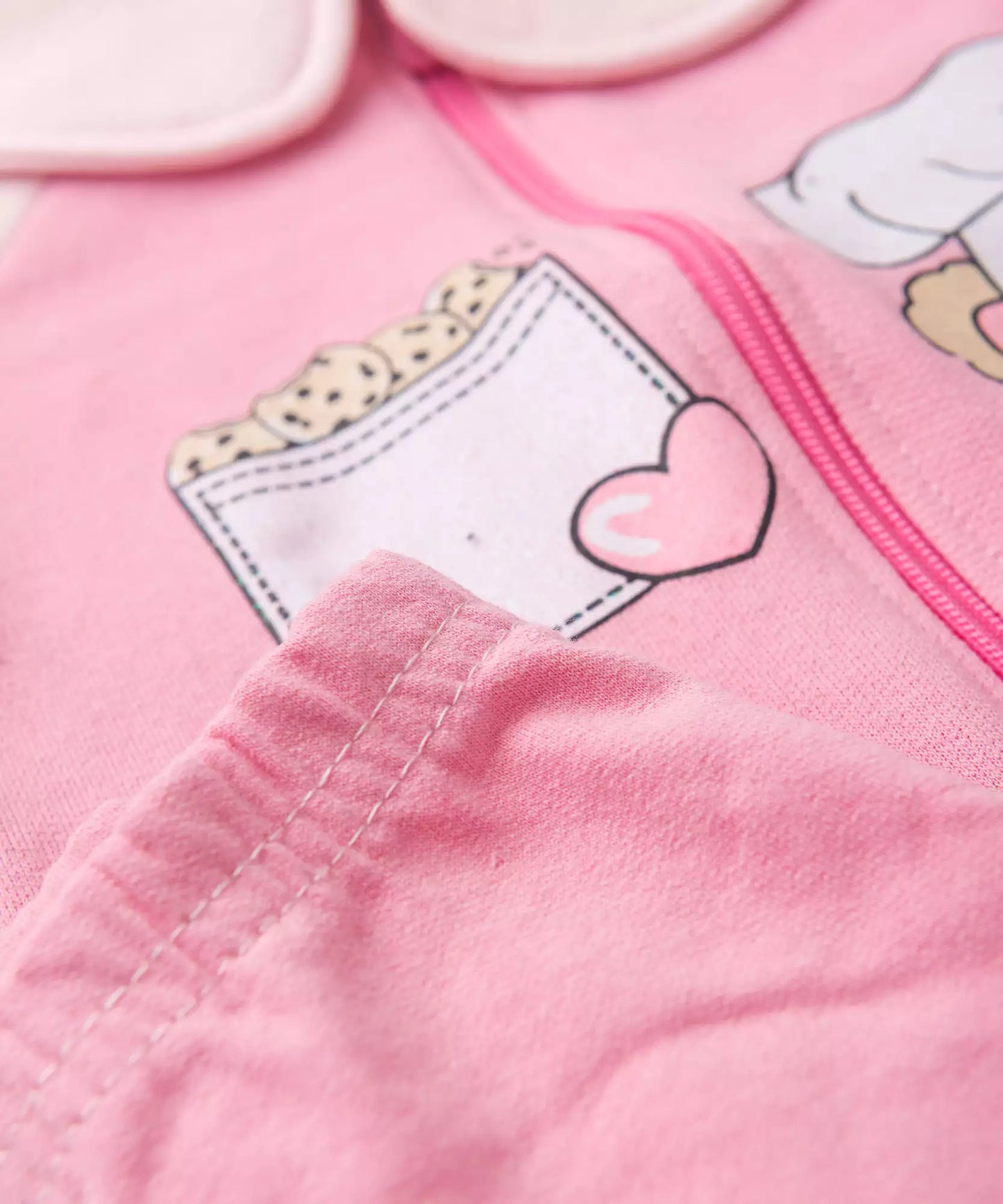 Conjunto de Frio para Bebê Menina no Ursinho Rosa