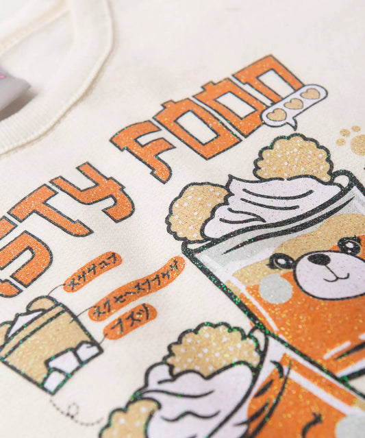 Conjunto de Frio para Bebê Menina Urso Marfim