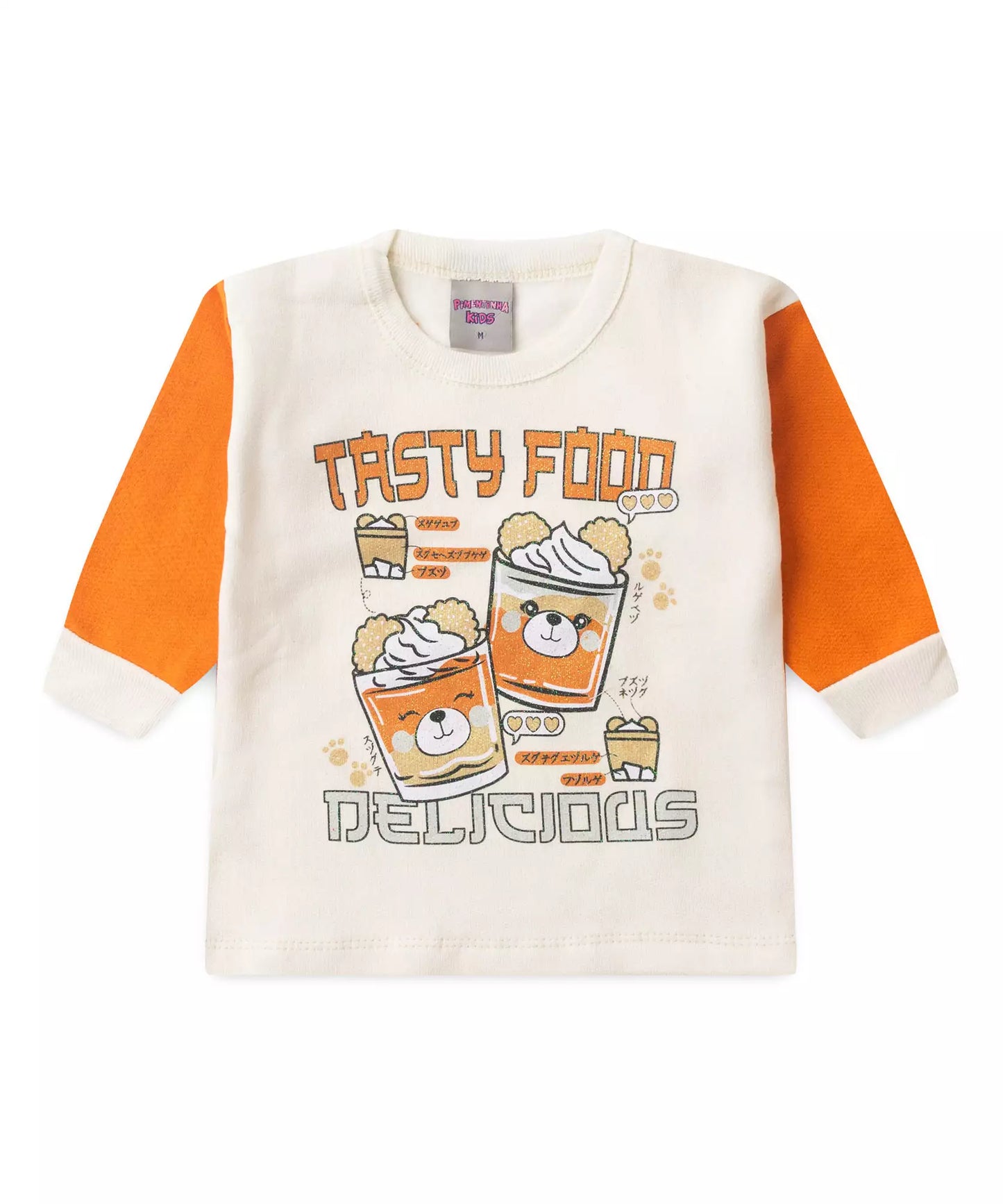 Conjunto de Frio para Bebê Menina Urso Marfim