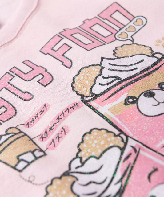 Conjunto de Frio para Bebê Menina Urso Rosa